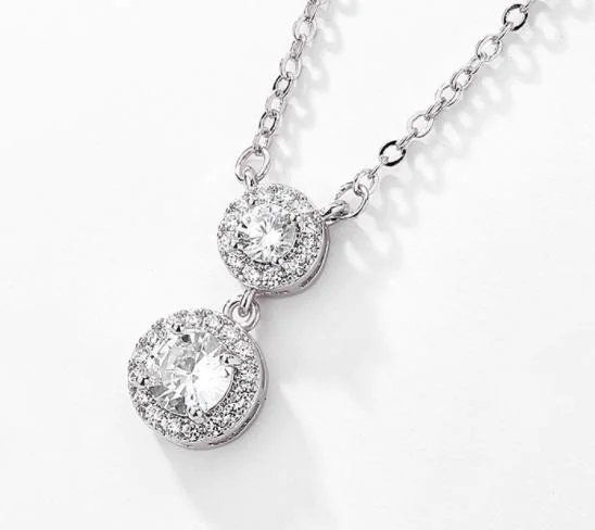 Wedding Pear CZ Necklace Jewelry Set, Bridal Jewelry Set, Bridesmaid Jewelry Set, Gift Jewelry