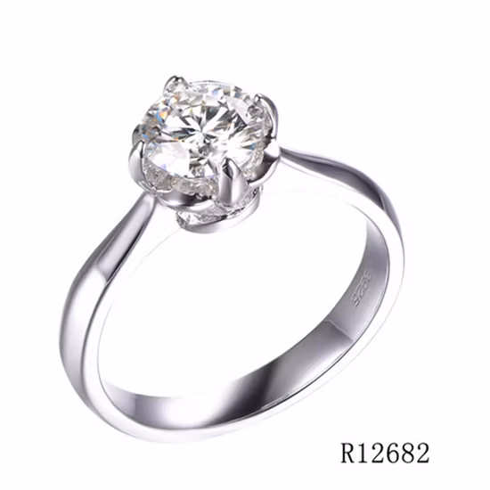 Heißer Verkauf klassischer 925 Silber Ehering für Frauen