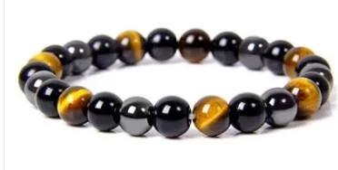 Männer magnetische Gesundheitsschutz Schmuck Naturstein Perlen Armbänder